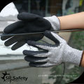 SRSAFETY 13G knitted liner coated latex palm coated gloves/Anti-cut work gloves